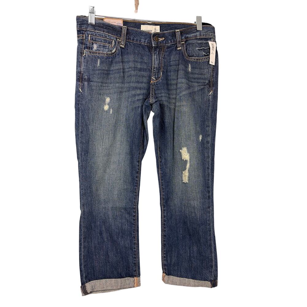 Old Navy The Diva Y2k Indie Sleaze Casual Americana Cropped Relaxed Jeans 8